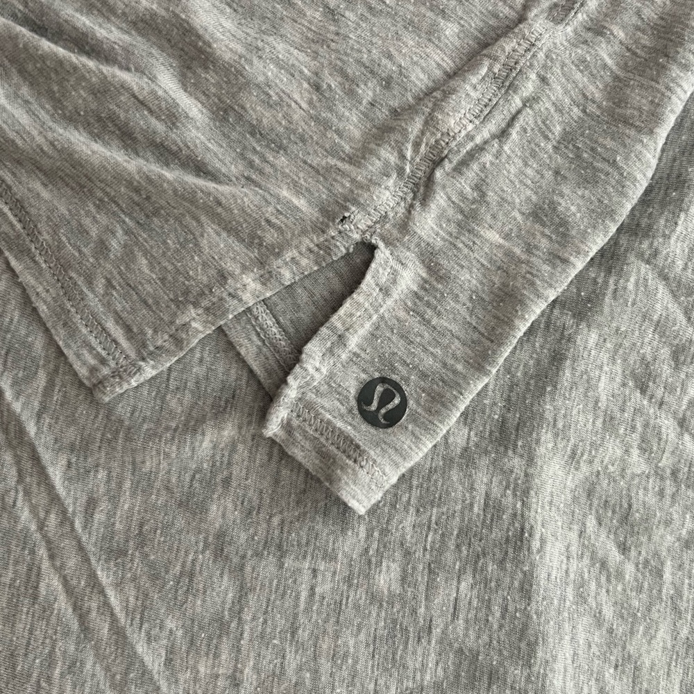 Gray Lululemon Short-sleeve Top